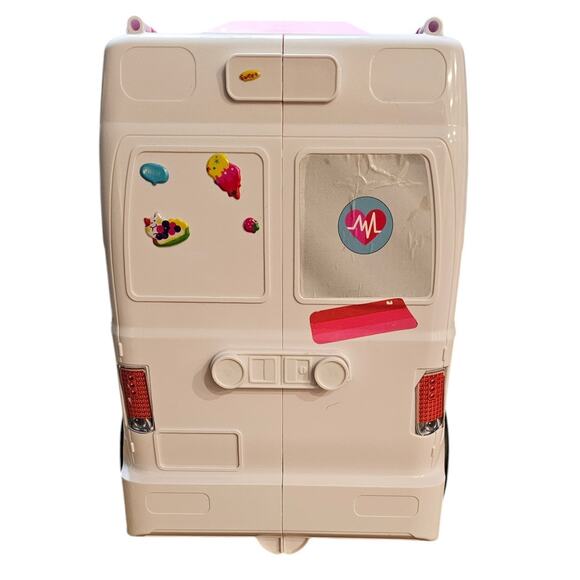 Mattel Barbie Care Clinic 2-in-1 Ambulance & Hospital Playset W/ Lights & Sounds - Picture 13 of 15